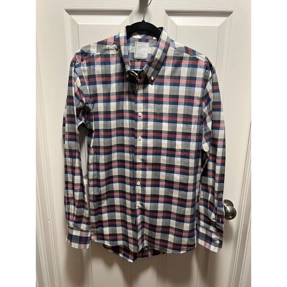 Billy Reid Other - Billy Reid | Red Blue White Check Button‎ Up Size L